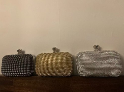 Women glitter shimmer clutch - women,