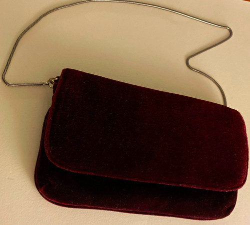 Red wine velvet prom - red,