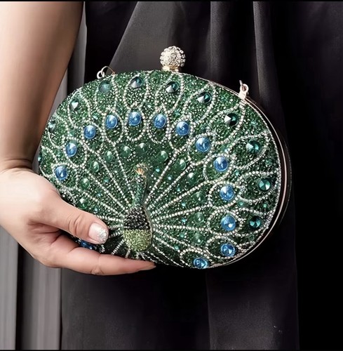 Gorgeous peacock rhinestone - gorgeous,