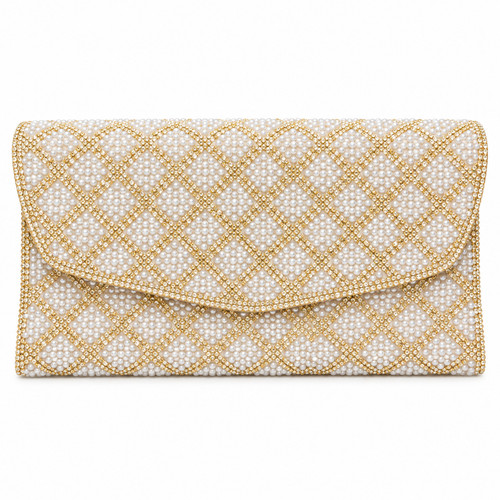 Women ivory pearl clutch - women’s,