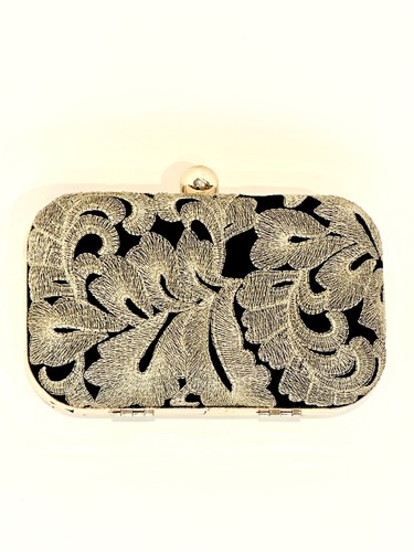 Elegant black velvet - black,