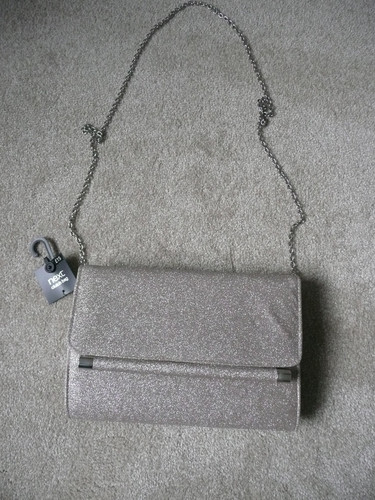 Next gold glitter clutch - gold,