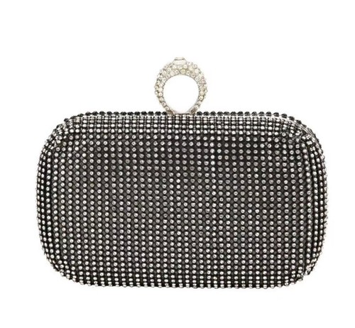 Women glitter shimmer clutch - ,
