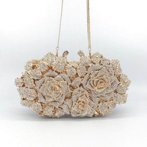 Gold crystal rose - rose, evening