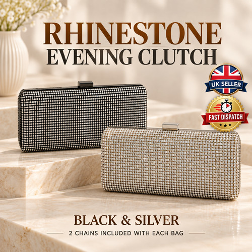 Women rhinestone evening - women's,