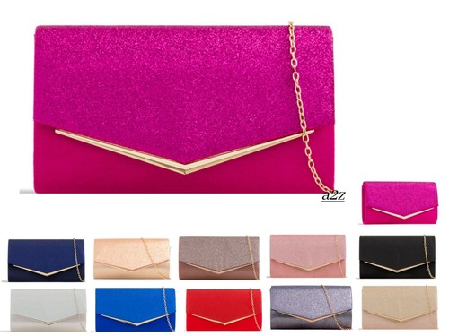 Women glitter clutch - glitter, bag