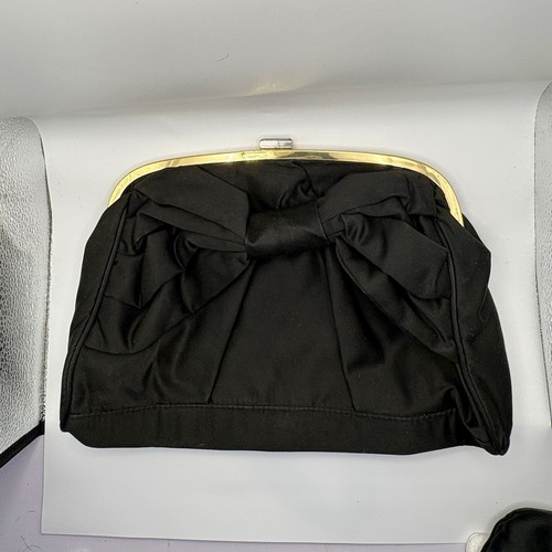Asos black satin - satin, bow