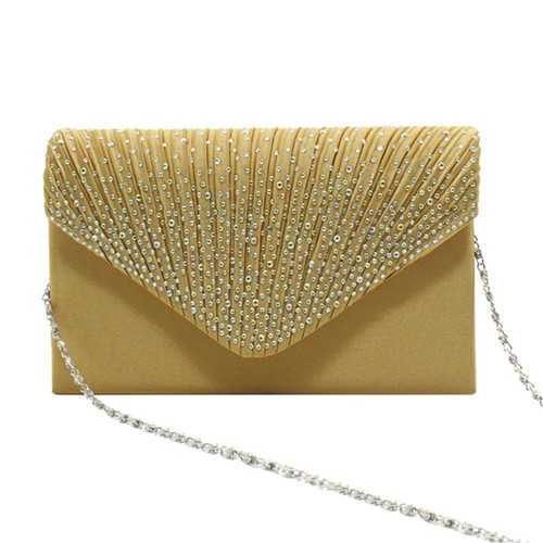 Womens satin diamante clutch - womens,