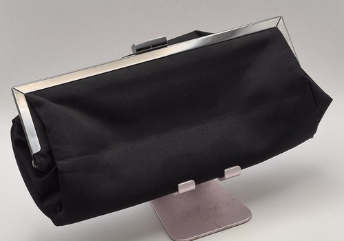 Ladies black satin - black,