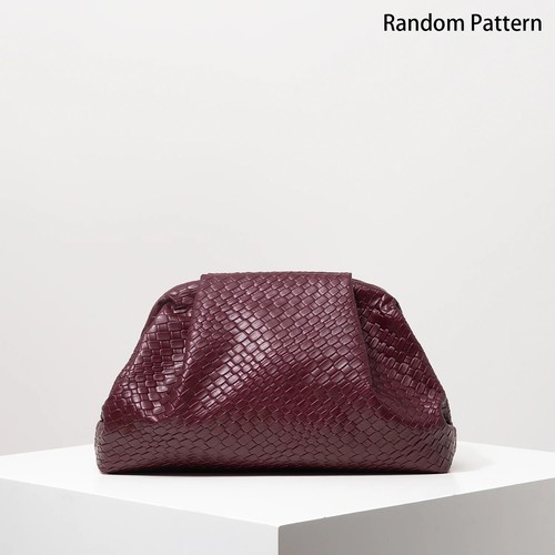 Vintage woven leather - woven, clutch