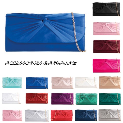 Women satin pleated evening - women's,