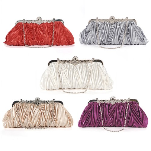 Satin evening prom clutch - uk,