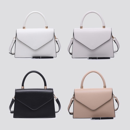 Women patent box handbag - women's,